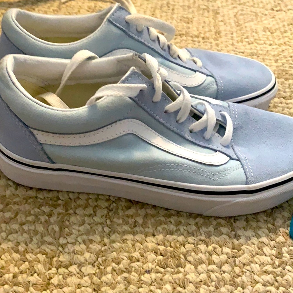 Light blue vans